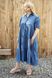 Andria linen dress blue 42