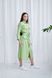 Pescara linen dress light green 42