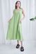 Novaro linen dress light green 42