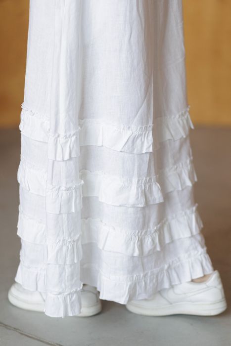 Chambery linen dress white 42