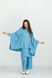 Salinas poncho-shirt blue 42