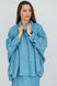 Salinas poncho-shirt blue 42