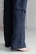 Surabaya linen pants dark blue 46