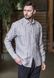 Bristol linen shirt gray stripped 46