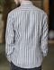 Bristol linen shirt gray stripped 46