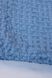 Waffle linen bath towel blue 50x90