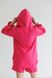 Savannah linen hoodie fuchsia 42