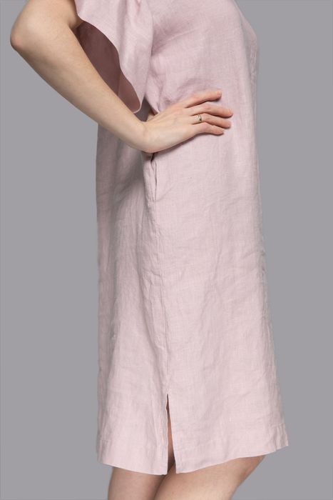 Joliet linen dress light pink 42