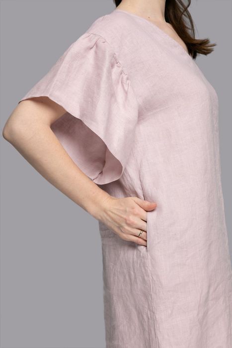 Joliet linen dress light pink 42