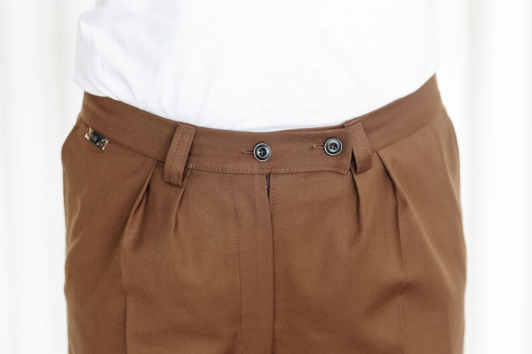 Orandge wool pants chocolate 42