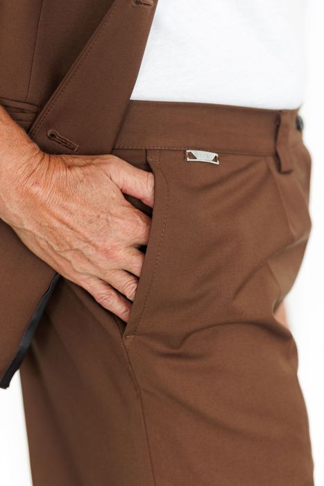 Orandge wool pants chocolate 42