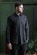 Lincoln linen shirt dark blue stripped 46