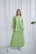 Quebec linen skirt light green 44