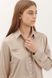 Evora satin shirt beige 42