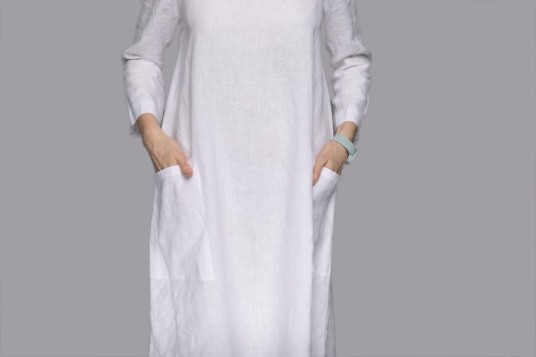 Fontana linen dress