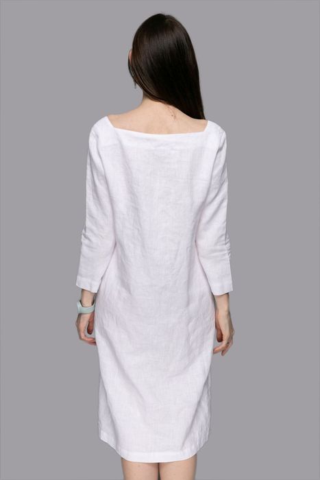 Fontana linen dress