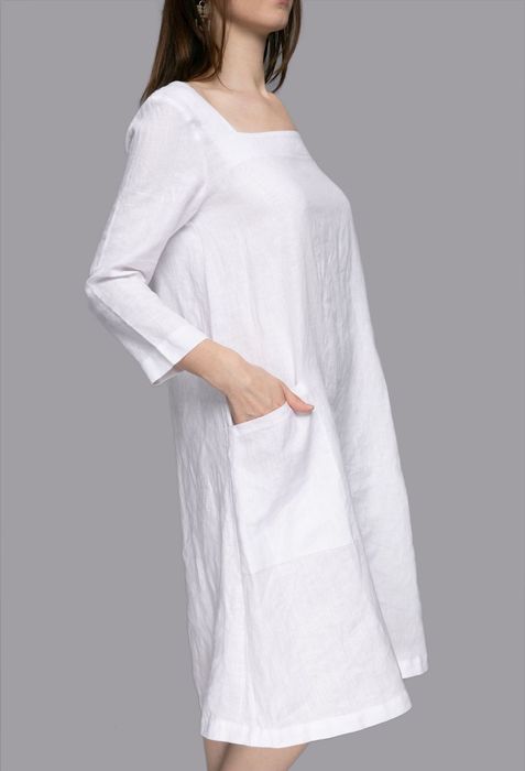 Fontana linen dress