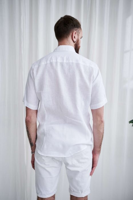 Baltimore linen shirt white 46