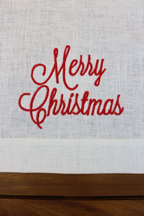 Linen napkin Merry Christmas 49x49