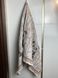 Linen bath towel Panda brown 105x60