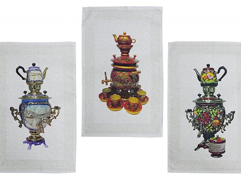 Kitchen towel set Samovars