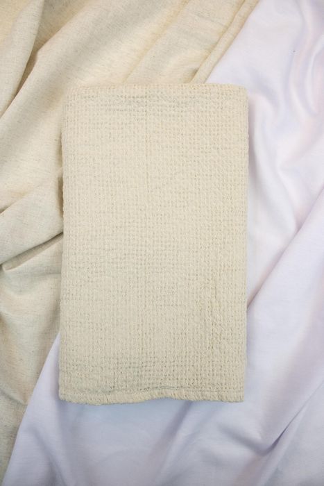 Linen bath towel Souffle cappuccino 150x80