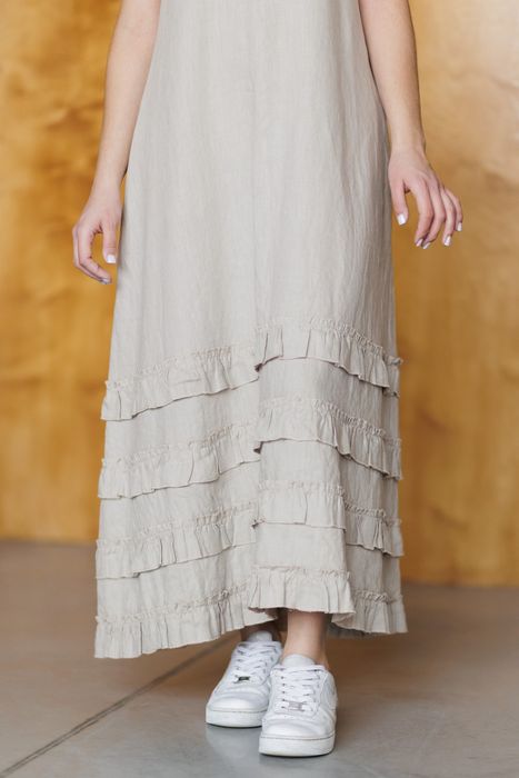 Chambery linen dress beige 42