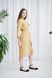 Pescara linen dress mustard 42