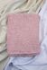 Waffle linen bath towel pastel pink 180x100