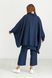 Salinas poncho-shirt dark blue 42