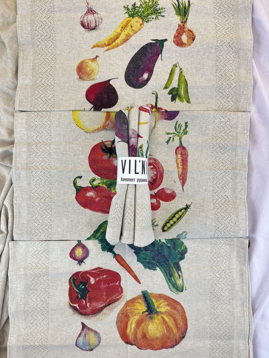 Kitchen towel set Vegetables