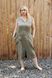 Livorno linen dress olive 42