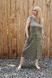 Livorno linen dress olive 42