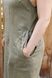 Livorno linen dress olive 42