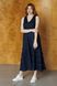 Chambery linen dress dark-blue 42