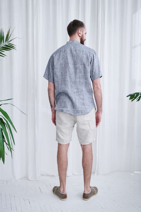 Short sleeve Miami linen shirt