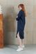 Leiria linen dress dark-blue 42