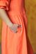 Tacoma linen dress coral 42