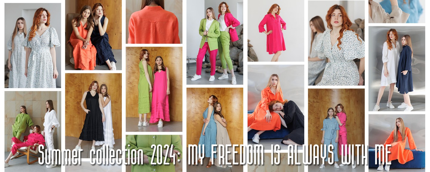New summer collection 2024 - My freedom is always with me - VILNI