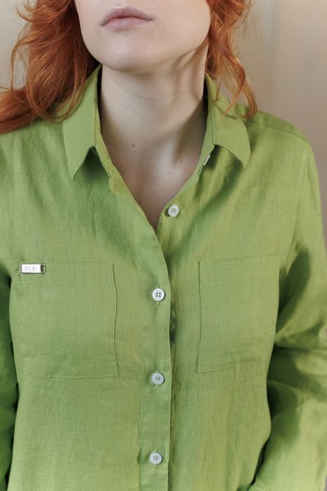 Leiria linen dress citrone 44