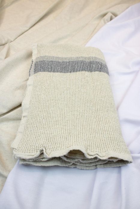 Linen bath towel Jamaica gray 130x65