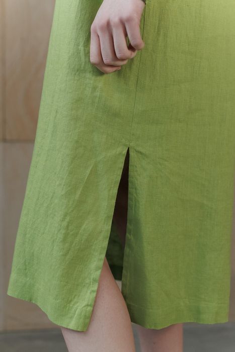 Leiria linen dress citrone 44