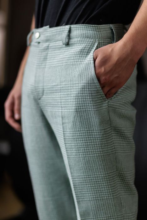 Armidale linen pants green 46