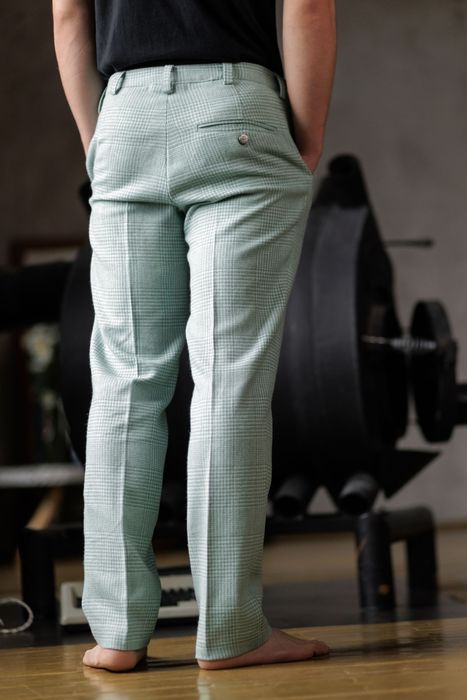 Armidale linen pants green 46