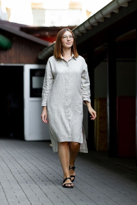 Laval linen dress