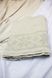 Linen bath towel Ornament beige 125x60