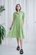 Andria linen dress light green 42