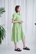 Andria linen dress light green 42