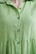 Andria linen dress light green 42