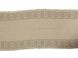 Linen bath towel Ornament beige 125x60